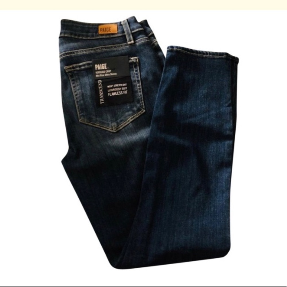 Paige Vertigo Crop Jean